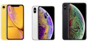 iPhone Xs, Xs Max and Xr colors