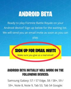 How to play fortnite on android