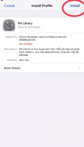 how to install ipa library to install spotify++ ios 12