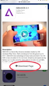 Download GBA4iOS on iPhone