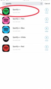 how to get spotify ++ apk on iphone