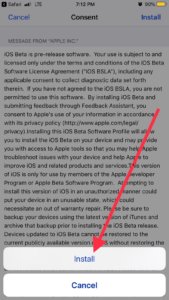 ios 13 beta profile install