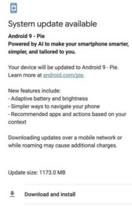 Download Android pie