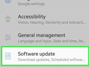 Software Update