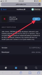 Download RootlessJB in iOS 12
