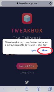Tweakbox Install