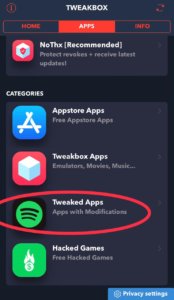Tweaked Apps