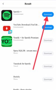 Download Spotify++ Android