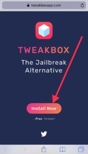 Install tweakbox