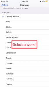 Ringtones in iPhone 7