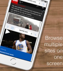 Use Split Screen on iPhone using Split web