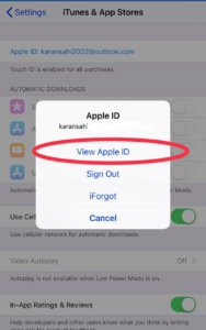 change app store country viewing apple id