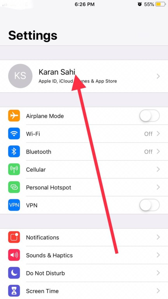 icloud account