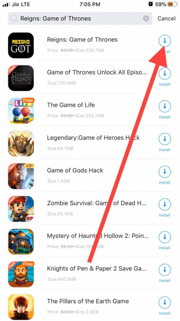 Download Reigns game of thrones ios free