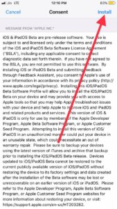 Install iOS 13 beta 5