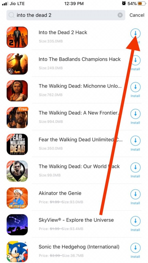 Download into the dead 2 hack ios