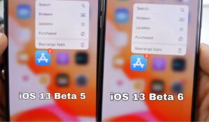 iOS 13 beta 6 bug