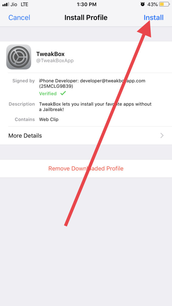 Install tweakbox