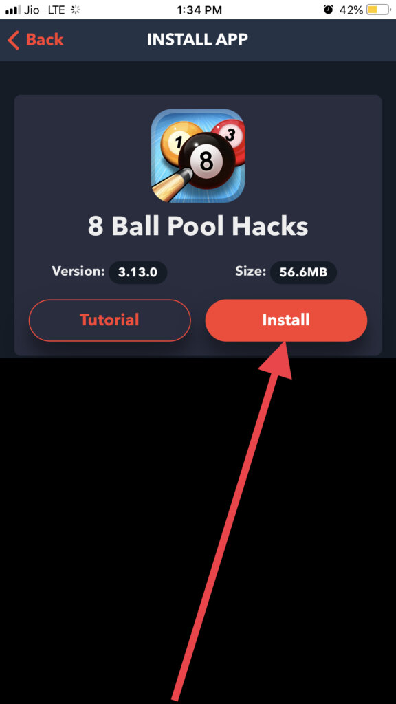 Install 8 ball pool hack iOS