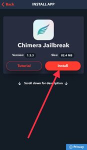 Chimera jailbreak download iOS 12.4