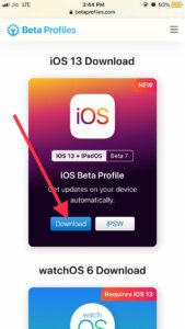 iOS 13 developer beta 7