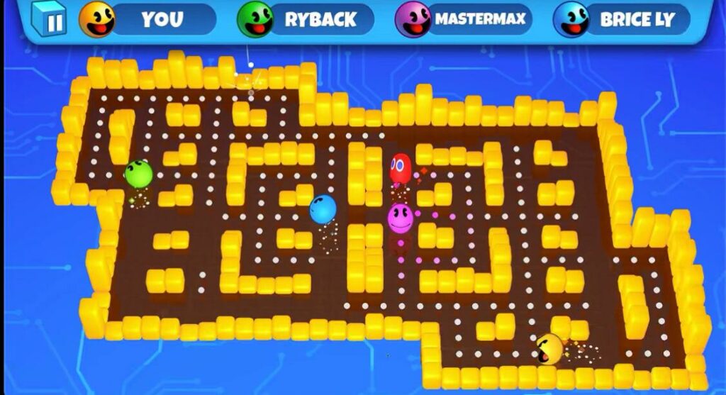 Multiplayer apple arcade game- Pac-man party royale