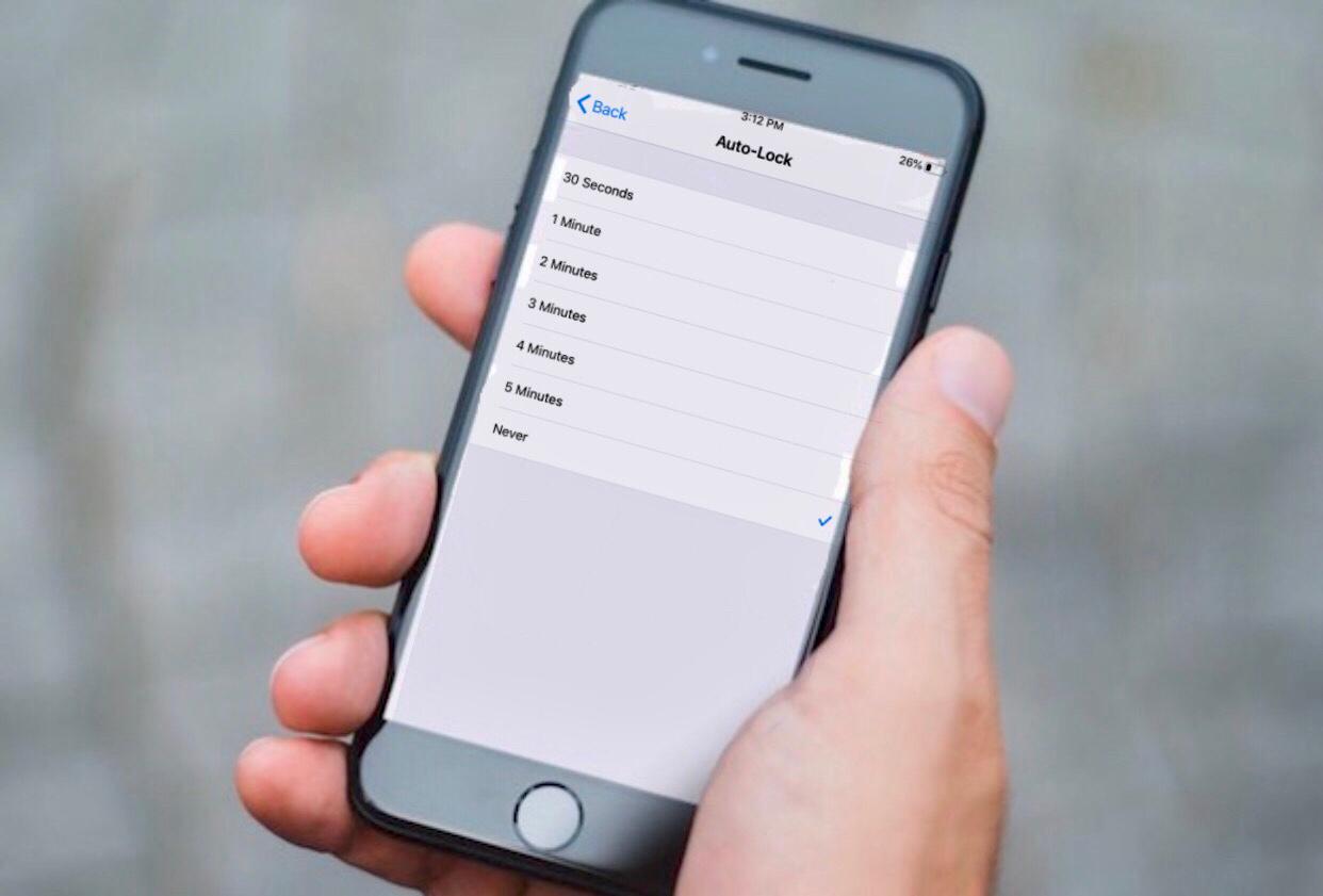 How to turn off auto-lock on iPhone iOS 13