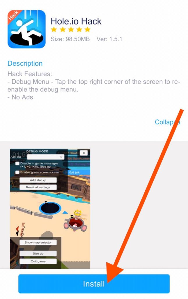 Hole.io download iOS