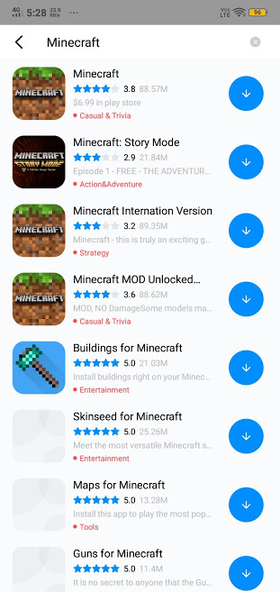 Minecraft free download android