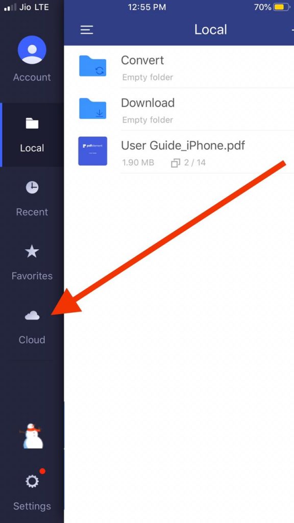 Cloud PDF Element iPhone