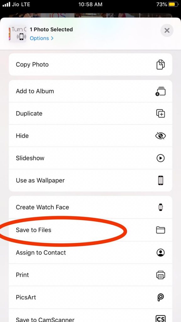 Save that image in Files