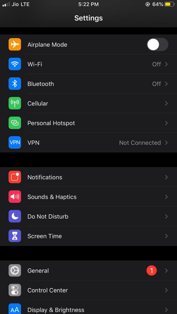 Enable Personal Hotspot of your Secondary device