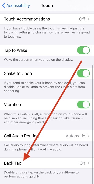 iOS 14 Back Tap